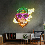 Monkey Smoking Cigar LED Neon Sign Light Pop Art