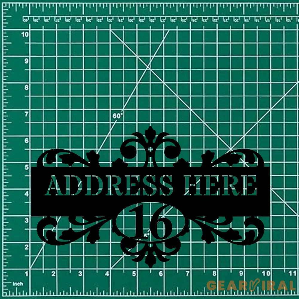 Monogram Address Name Metal Sign Addess Number Sign Personalized Split Letter Last Name Halloween Sign,Outdoor Door