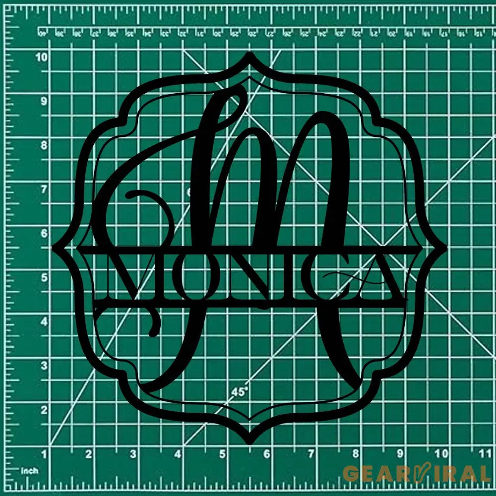 Monograms Family Name Metal Sign with LED Lights Personalized Family Name Metal Sign Family Wall Decor Personalized