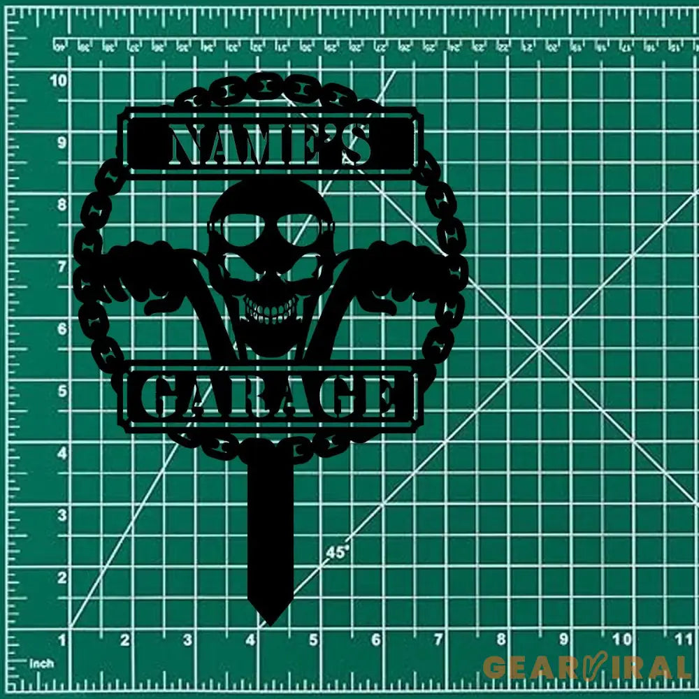Motorcycle Lovers Garage Metal Sign Personalized Family Name Led Metal Sign Outdoor Door Decor Address Wall Art Gift