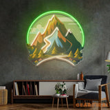 Moutain Landscape LED Neon Sign Light Pop Art