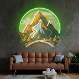 Moutain Landscape LED Neon Sign Light Pop Art