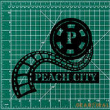 Movie Theatre Sign Family Name Metal Sign LED Movie Theatre Sign Monogram Movie Theatre Sign Wedding Gift Metal