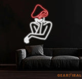 Mushroom Lady Led Neon Sign Girl Body Neon Sign Bar Neon Sign for Man Cave Decor Bedroom Wall Decor Party Art