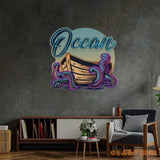 Ocean Labyrinth LED Neon Sign Light Pop Art