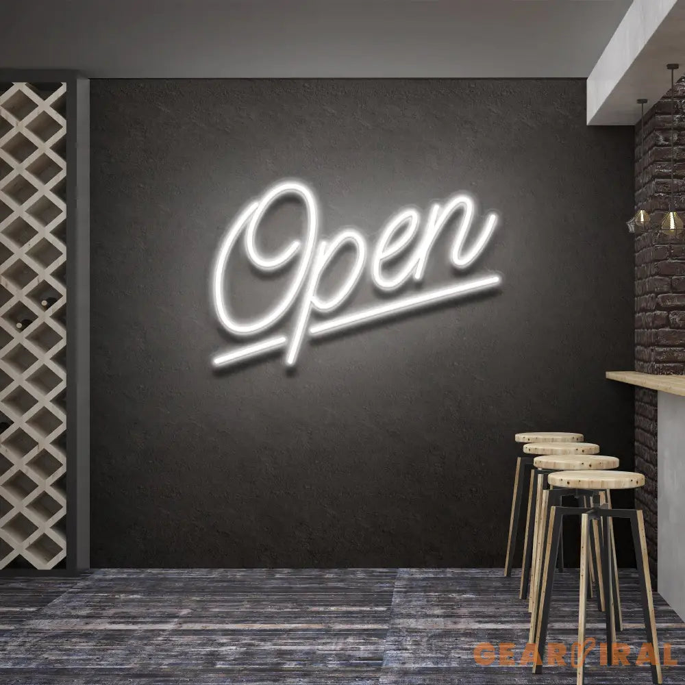 Open 2 Led Neon Sign Light