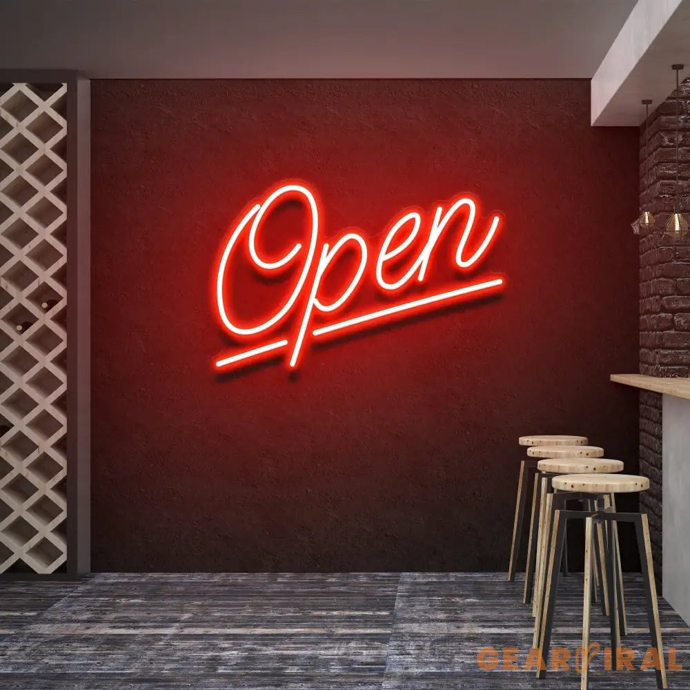 Open 2 Led Neon Sign Light