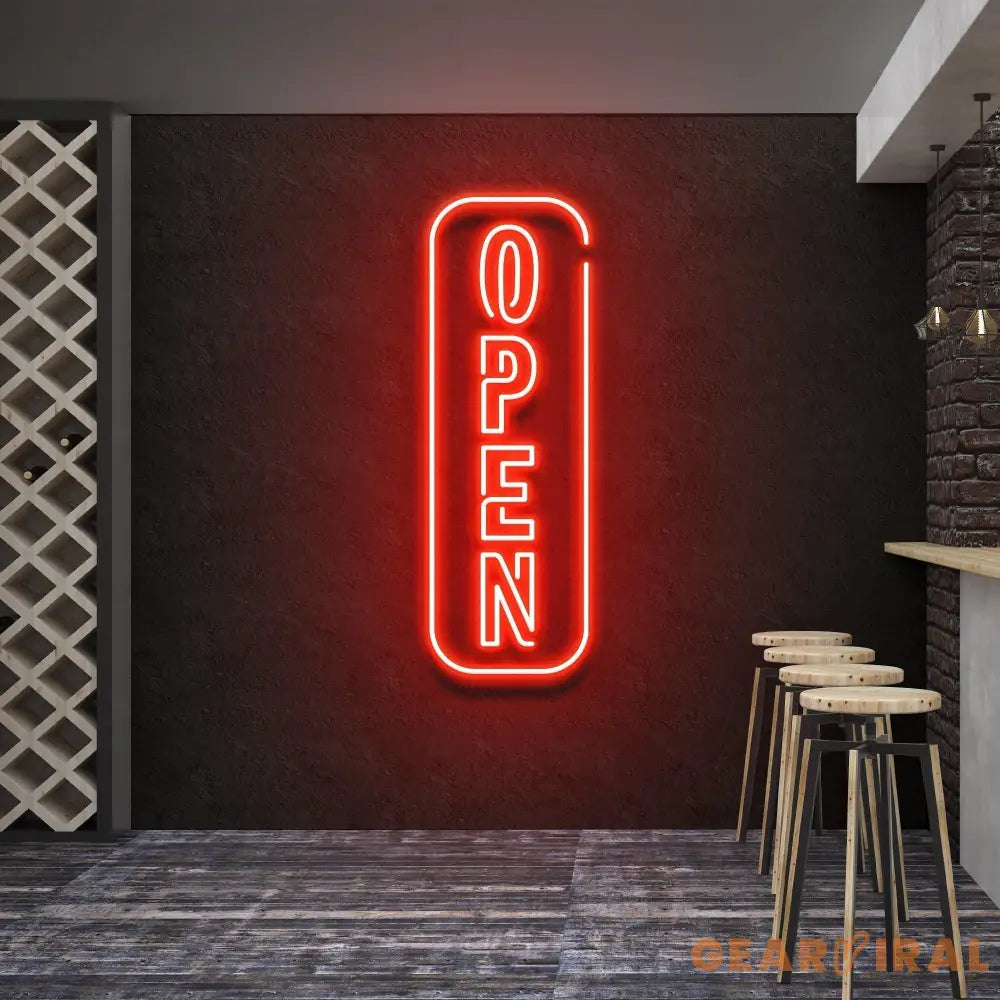 Open 5 Led Neon Sign Light