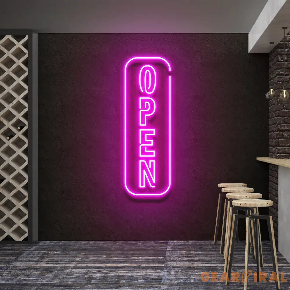 Open 5 Led Neon Sign Light