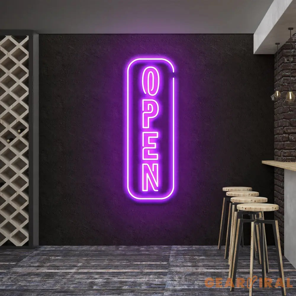 Open 5 Led Neon Sign Light