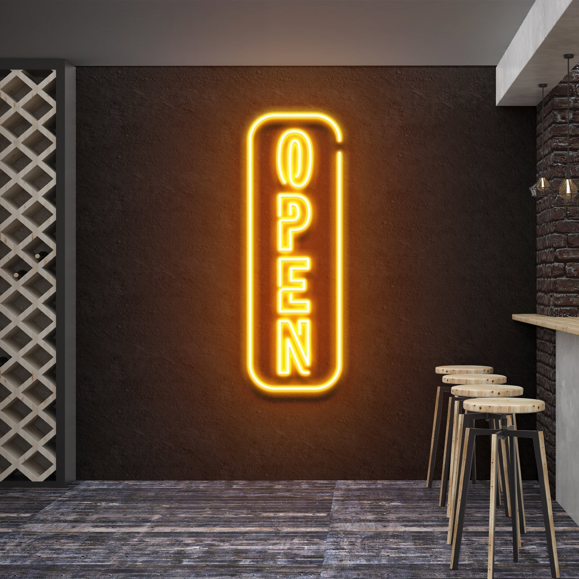 Open 5 Led Neon Sign Light