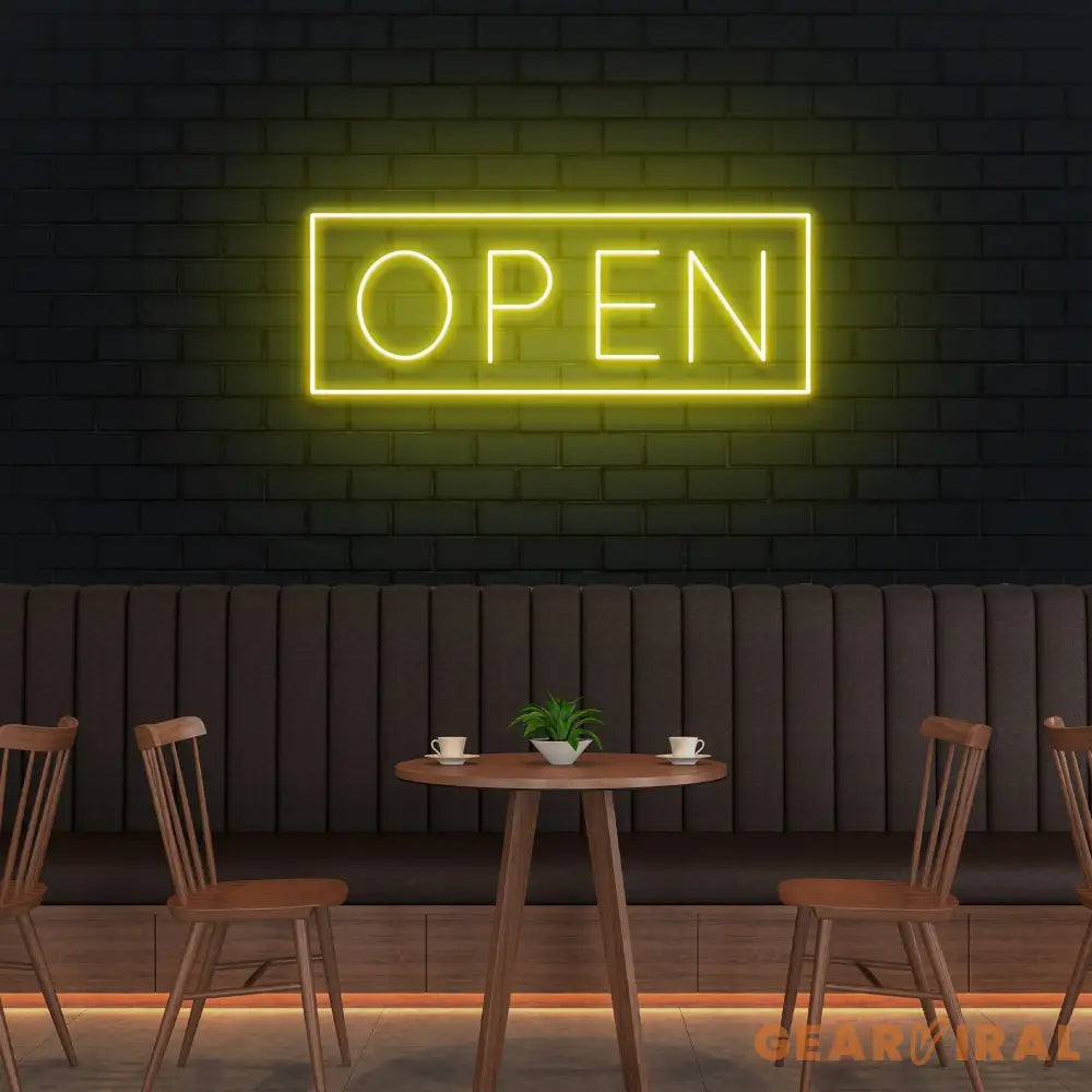 Open Led Neon Sign Light