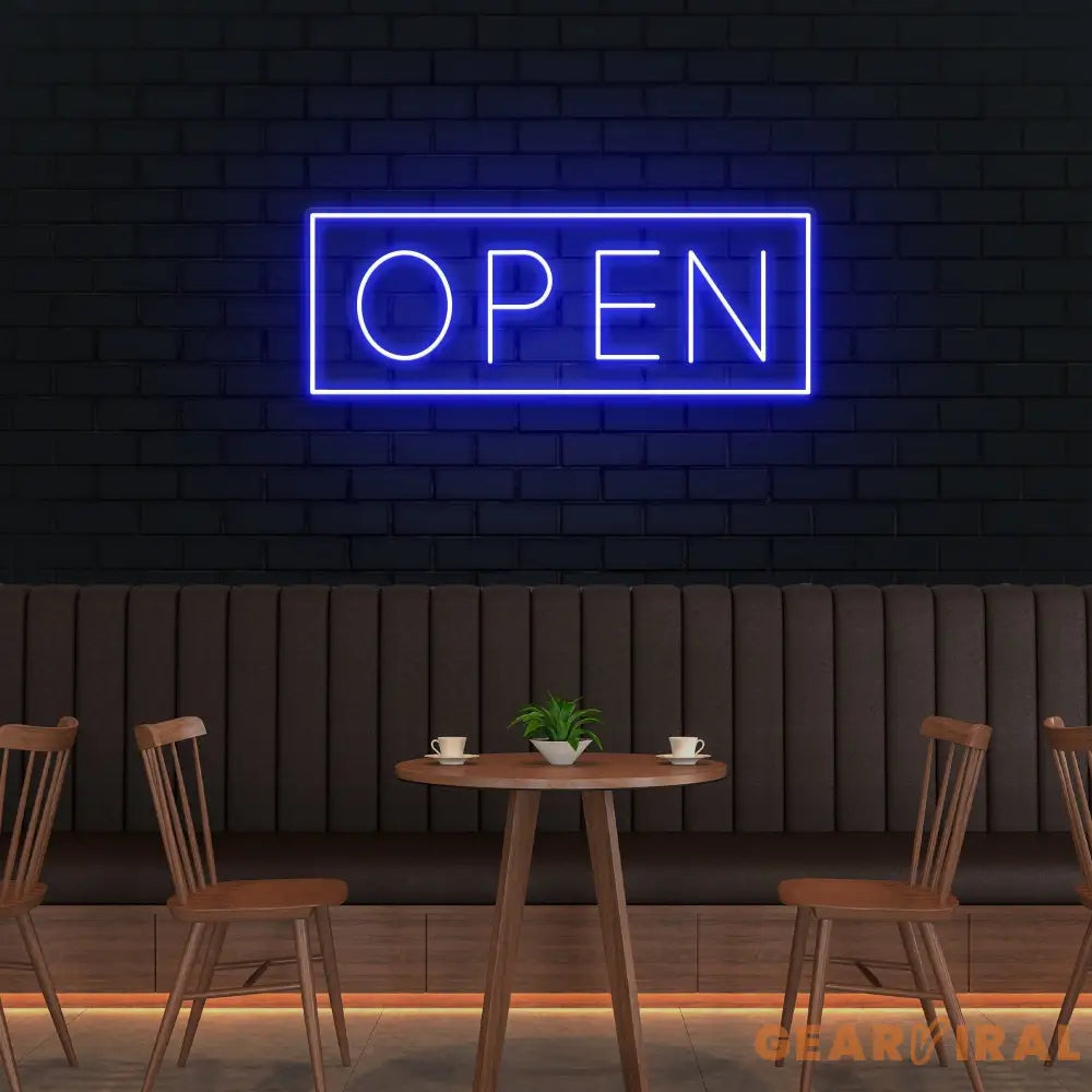 Open Led Neon Sign Light
