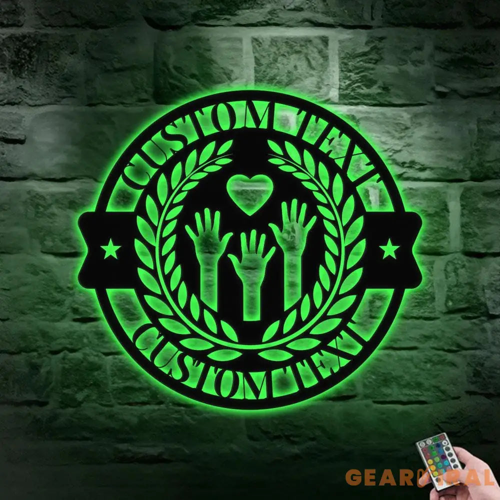 Our Family Metal House Metal Sign Veteran Metal Sign Housewarming Outdoor Door Decor Address Wall Art Perfect Gift for