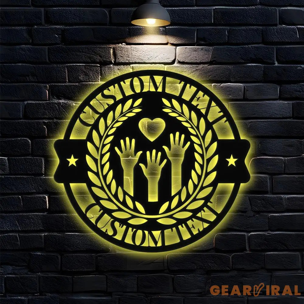 Our Family Metal House Metal Sign Veteran Metal Sign Housewarming Outdoor Door Decor Address Wall Art Perfect Gift for