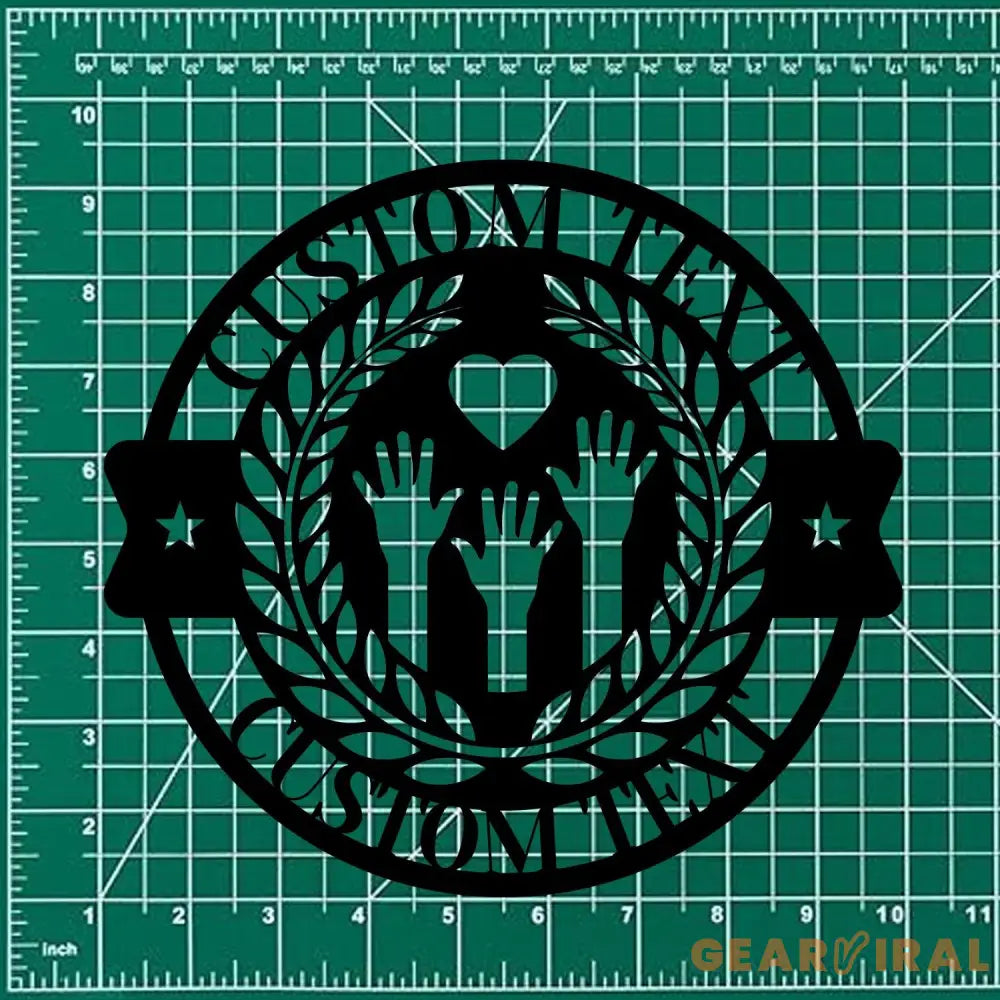 Our Family Metal House Metal Sign Veteran Metal Sign Housewarming Outdoor Door Decor Address Wall Art Perfect Gift for