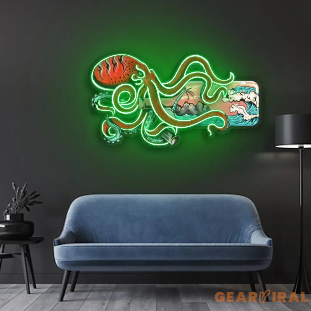 ’Paradise In a Bottle’ Neon x Acrylic Artwork