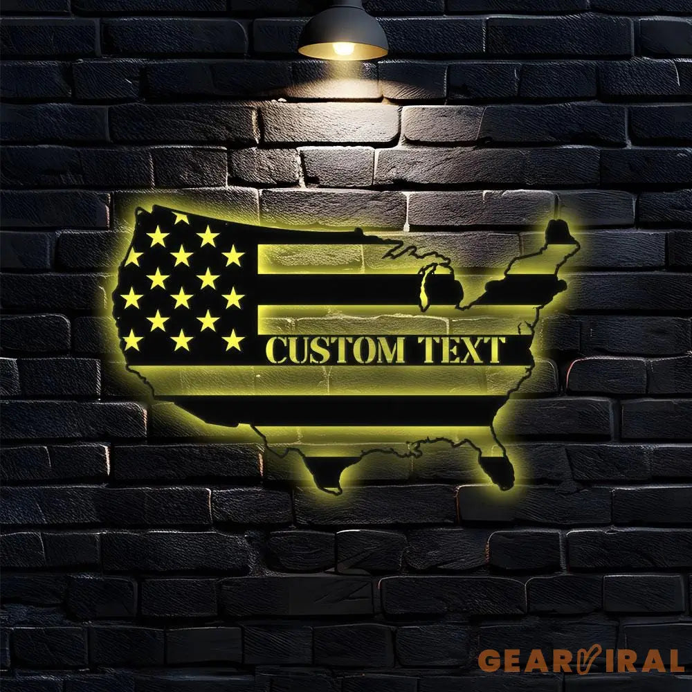 Patriotic Black National Flag Metal Sign Veteran Metal Sign Housewarming Outdoor Door Decor Patriotic Wall Art Gift for