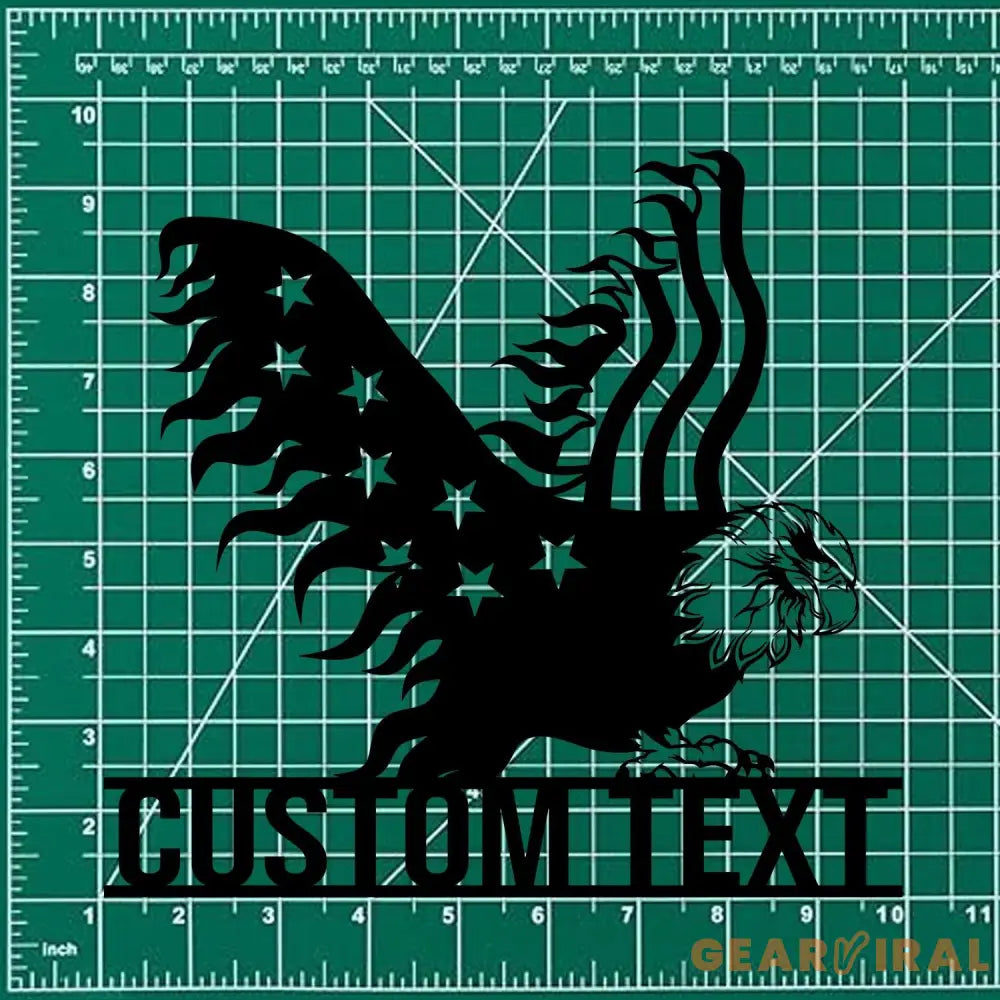 Patriotic Eagle Metal House Metal Sign Veteran Metal Sign Housewarming Outdoor Door Decor Patriotic Wall Art Gift for