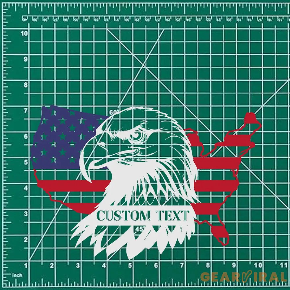 Patriotic National Flag Eagle Metal Sign Veteran Metal Sign Housewarming Outdoor Door Decor Patriotic Wall Art Gift for