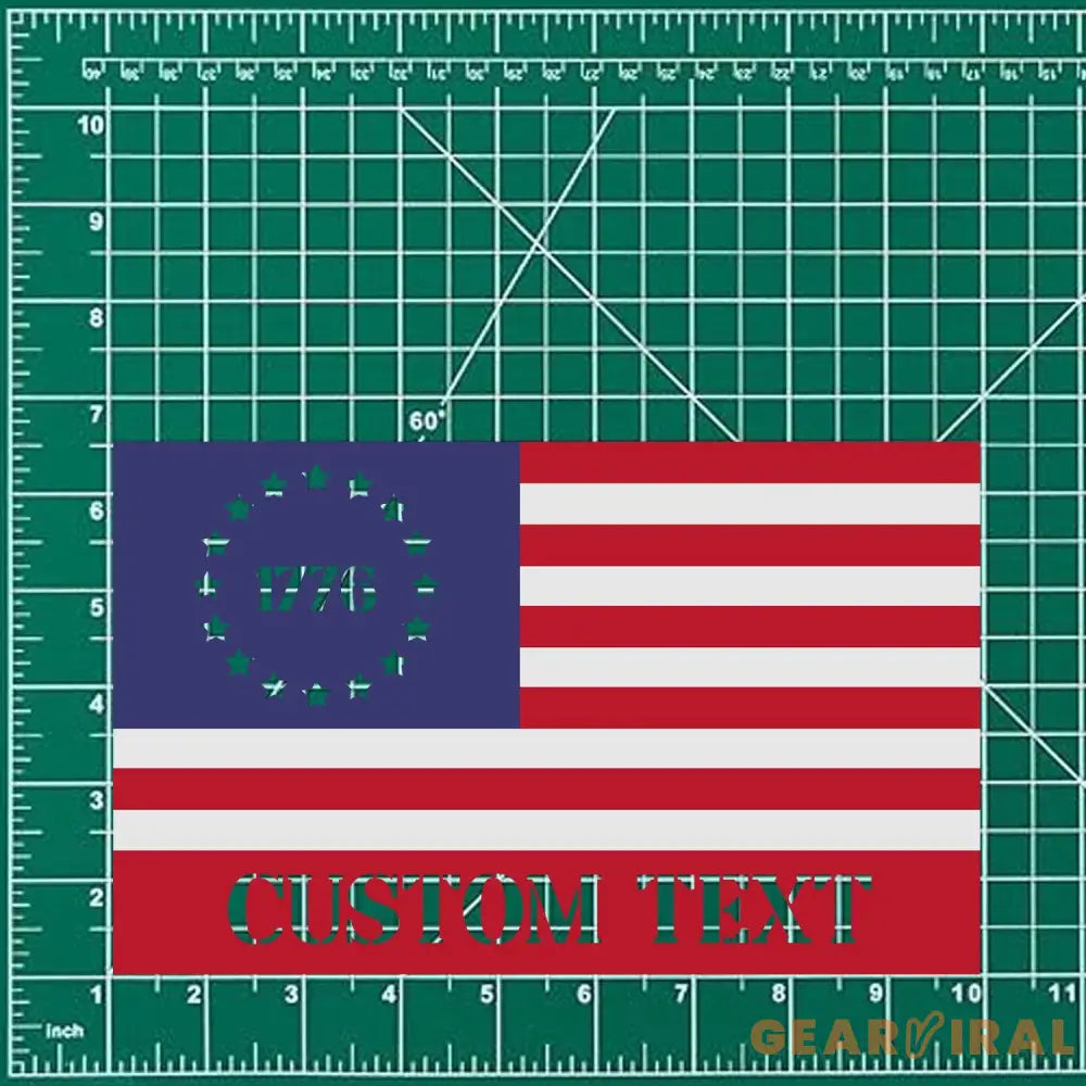 Patriotic Numeric National Flag Metal Sign Veteran Metal Sign Housewarming Outdoor Door Decor Patriotic Wall Art Gift