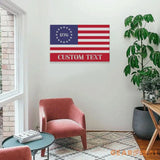 Patriotic Numeric National Flag Metal Sign Veteran Metal Sign Housewarming Outdoor Door Decor Patriotic Wall Art Gift