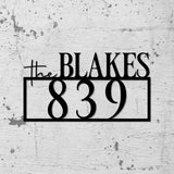 Personalized Address Sign, Metal Address Sign for House Number Sign Metal Address Plaque, Custom Address Sign - Gearviral