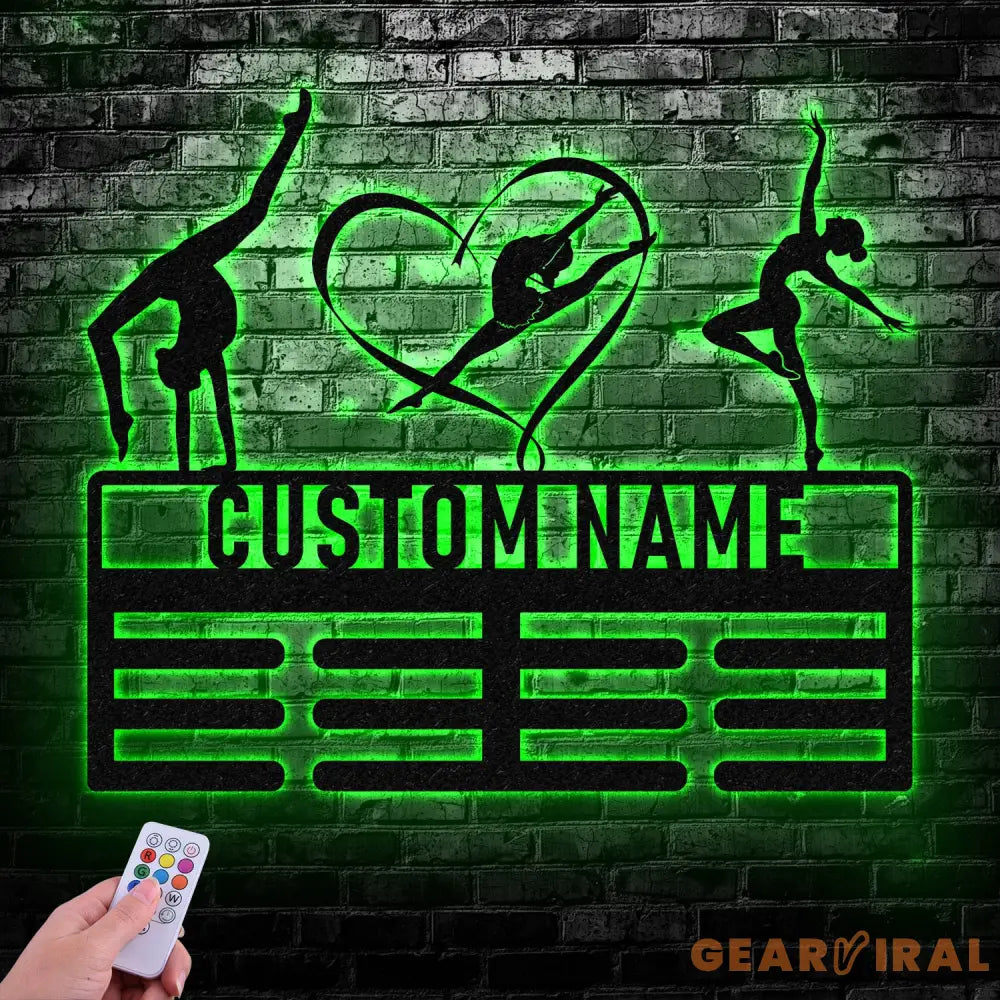 Personalized Ballet Dance Award Medal Holder Custom Ballet Dancer Name Medal Hanger 12 Rungs for Medals & Ribbons Dance