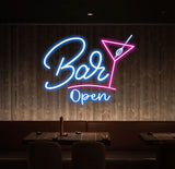 Personalized Bar Open Neon Sign Custom Name Bar Neon Sign Neon Sign Gifts Neon Sign for Dad Christmas Gift Neon Man