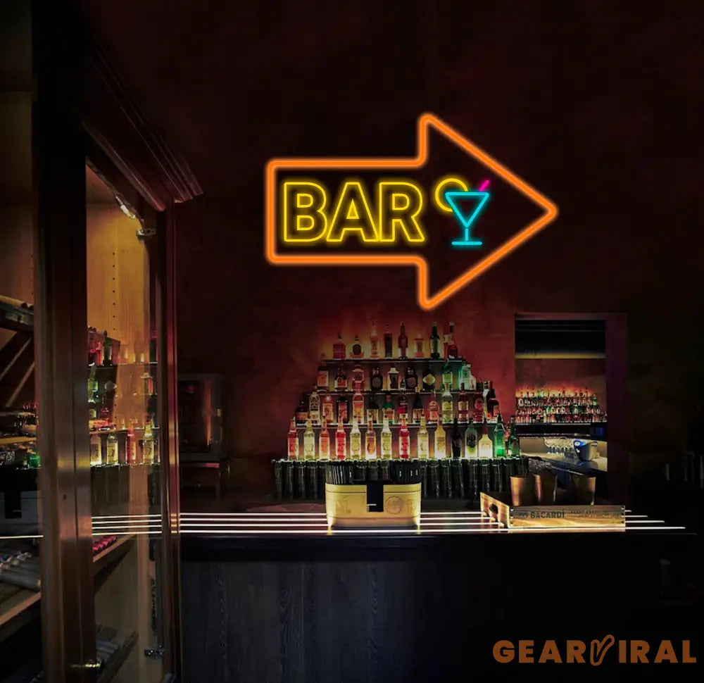 Personalized Bar Open Neon Sign Custom Name Bar Neon Sign Neon Sign Gifts Neon Sign for Dad Christmas Gift Neon Man