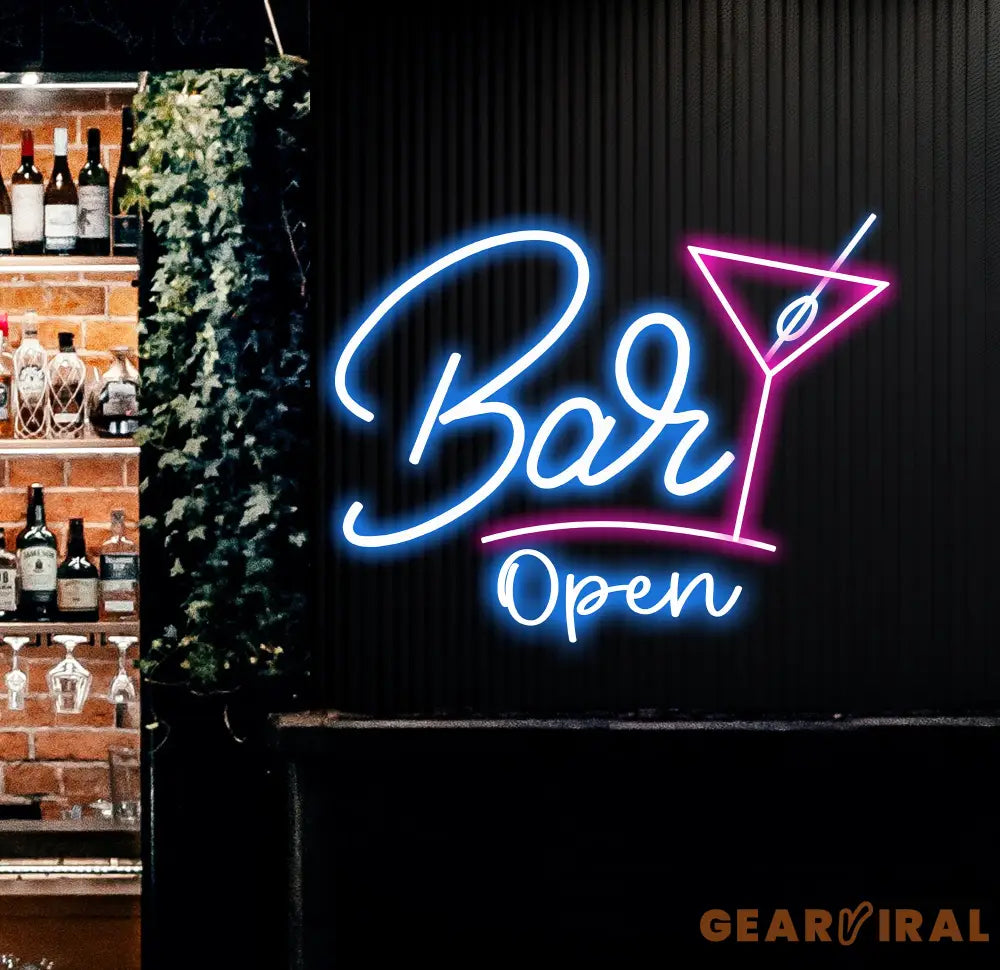 Personalized Bar Open Neon Sign Custom Name Bar Neon Sign Neon Sign Gifts Neon Sign for Dad Christmas Gift Neon Man