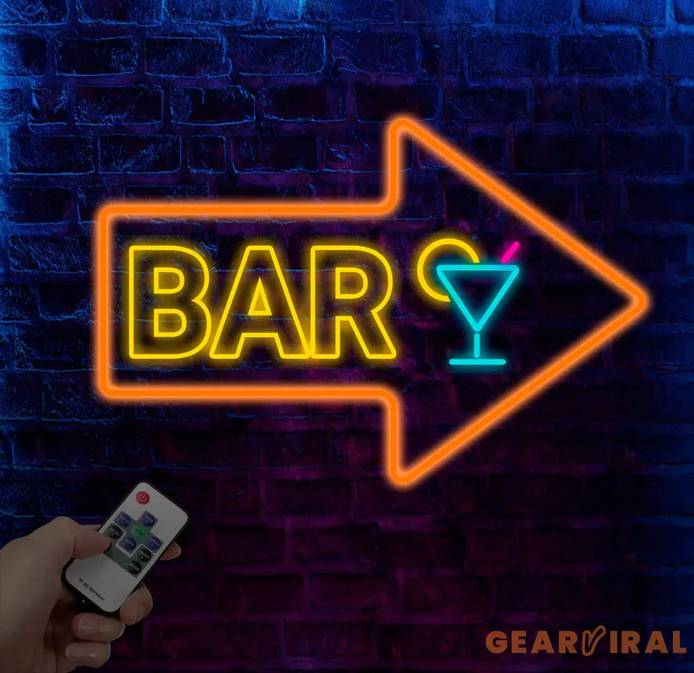 Personalized Bar Open Neon Sign Custom Name Bar Neon Sign Neon Sign Gifts Neon Sign for Dad Christmas Gift Neon Man