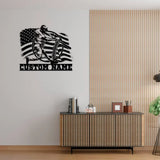 Personalized Baseball Metal Sign with LED Lights Baseball Wall Art Baseball Player Gift Baseball Player Name Sign Gift