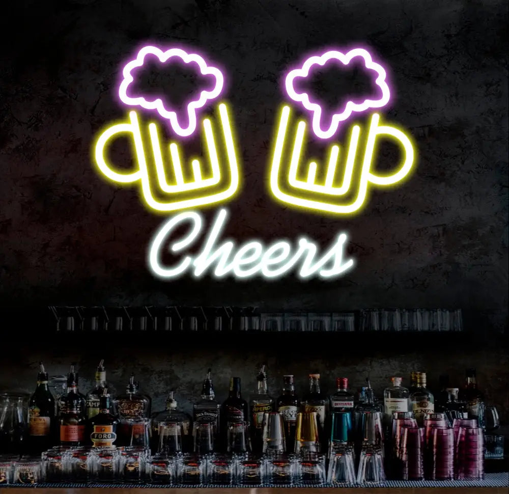 Personalized Beer Bar Neon Sign Custom Name Bar Neon Sign Neon Sign Gifts Neon Sign for Dad Christmas Gift Neon Man