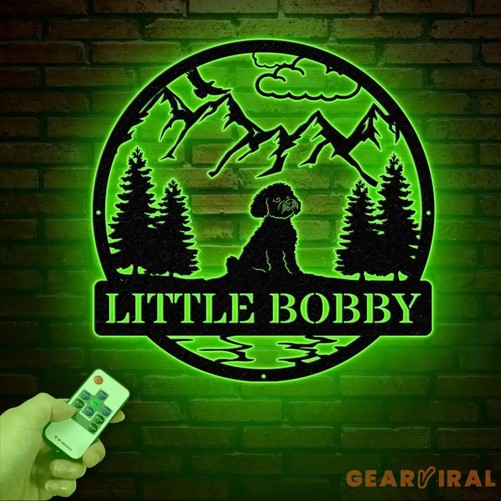 Personalized Bichon Frise Metal Sign Custom Dog Name Sign Dog Memorial Gift Bichon Frise Wall Decor Dog Lovers Wall Art