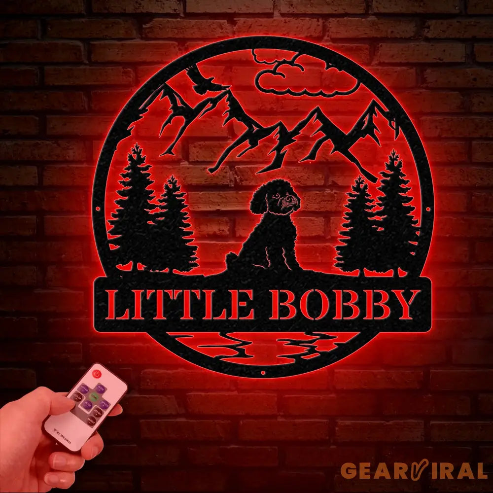 Personalized Bichon Frise Metal Sign Custom Dog Name Sign Dog Memorial Gift Bichon Frise Wall Decor Dog Lovers Wall Art