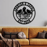 Personalized Biker Couple Metal Sign with Led Light Custom Motorcycle Rider Wall Art For Decor Anniversary Gift Wedding