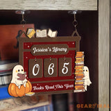 Personalized Books Read This Year Sign, Custom Reading Tracker for Home Library or Classroom, Book Count Hanging Sign, Bookish Gifts.