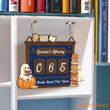 Personalized Books Read This Year Sign, Custom Reading Tracker for Home Library or Classroom, Book Count Hanging Sign, Bookish Gifts.