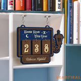 Personalized Books Read Tracker - Books Read This Year, Bookshelf Counter, Bookish Decor, Bookish Gift, Gift for Readers, Book Lovers Gifts