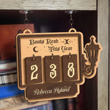 Personalized Books Read Tracker - Books Read This Year, Bookshelf Counter, Bookish Decor, Bookish Gift, Gift for Readers, Book Lovers Gifts
