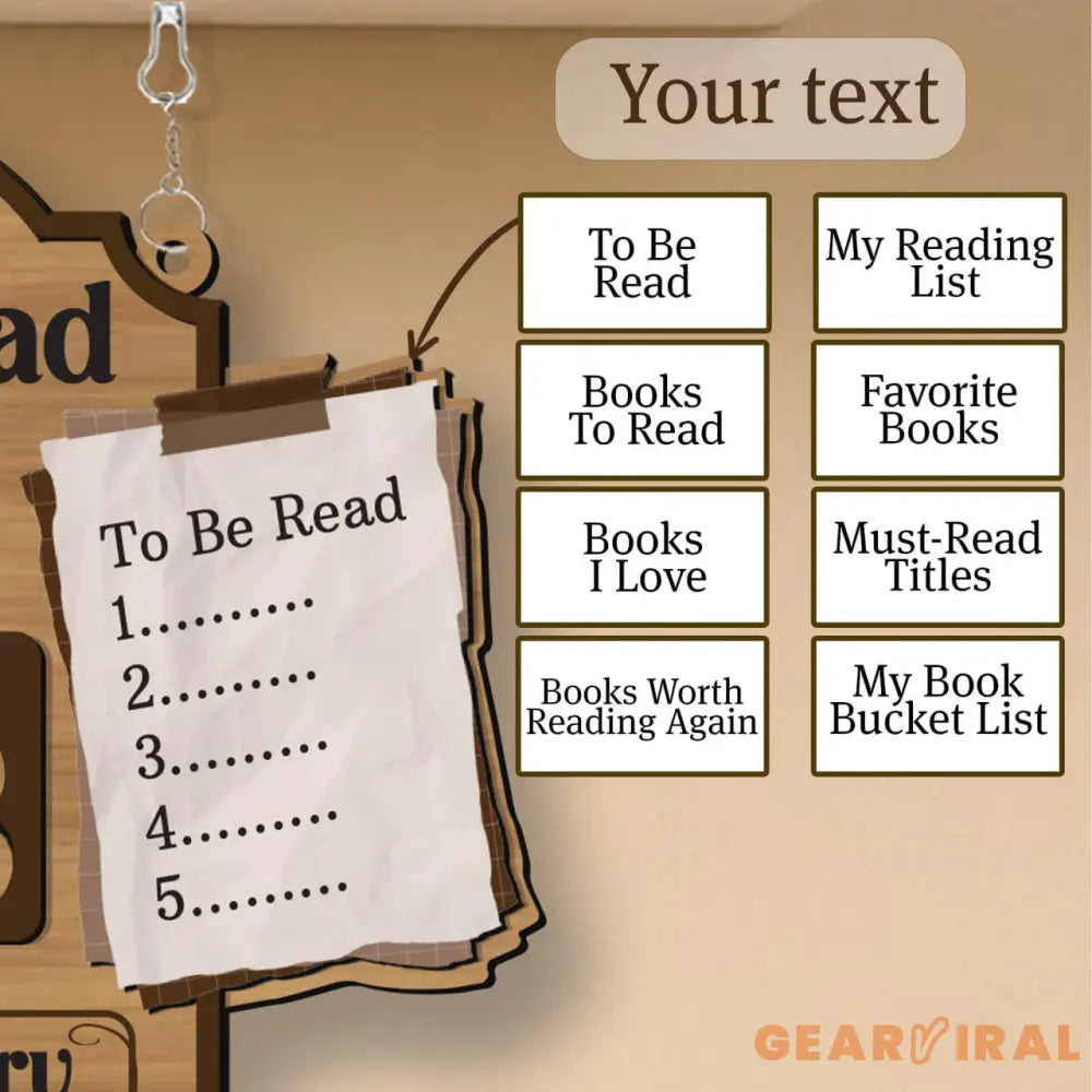 Personalized Books Read Tracker, Books Read This Year Counter,Book Tracker, Bookshelf Decor, Book End, Reader Gift, Book Lover, Bookish Gift