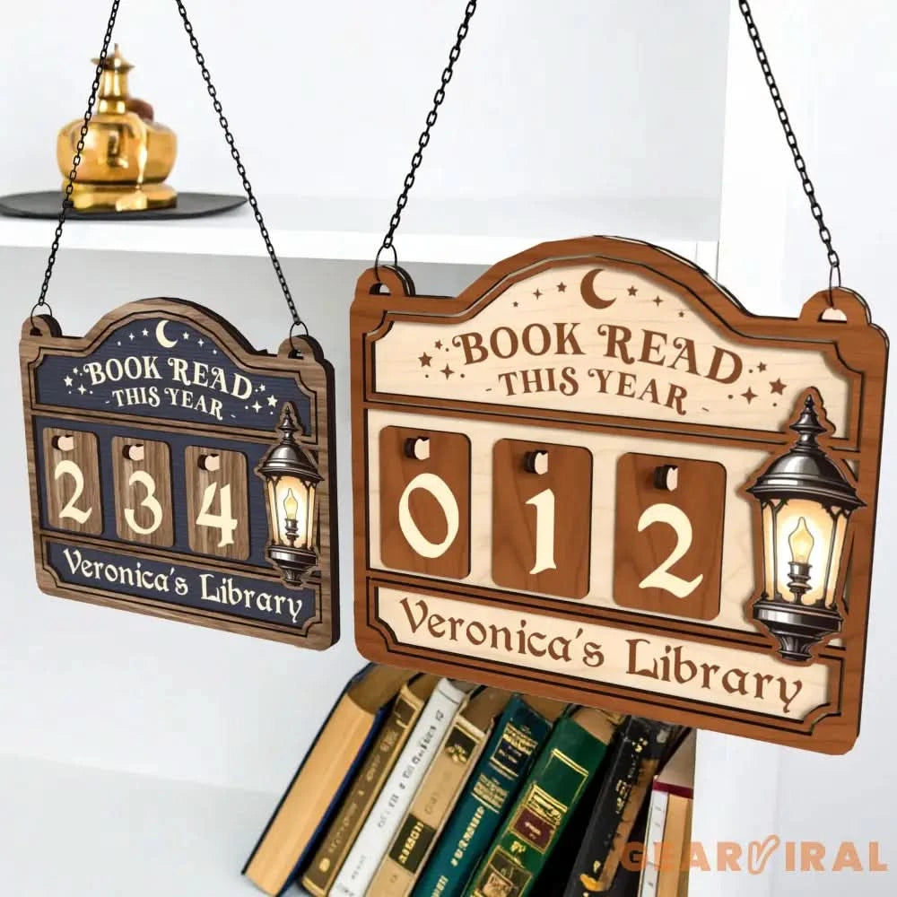 Personalized Books Read Tracker This Year,Books Read Counter,Bookshelf Decor,Gifts For Reader,Book Lover,Book End,Bookish Gifts,Book Club