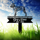 Personalized Boston Terrier Mandala Garden Stake Zentangle Yard Art Dog Memorial Sign Outdoor Decor Pet Loss Sympathy