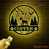 Personalized Bull Terrier Metal Sign Custom Dog Name Sign Dog Memorial Gift Bull Terrier Wall Decor Dog Lovers Wall Art