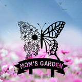 Personalized Butterfly Stake Sign - Garden Stake Sign - Custom Garden Wall Art - Butterfly Decor | GearViral