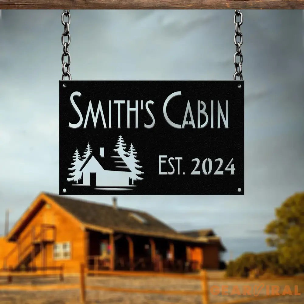 Personalized Cabin Sign Lodge Decor Carved Sign Custom Family Name Sign Last Name Sign Housewarming Gift Gift for Dad