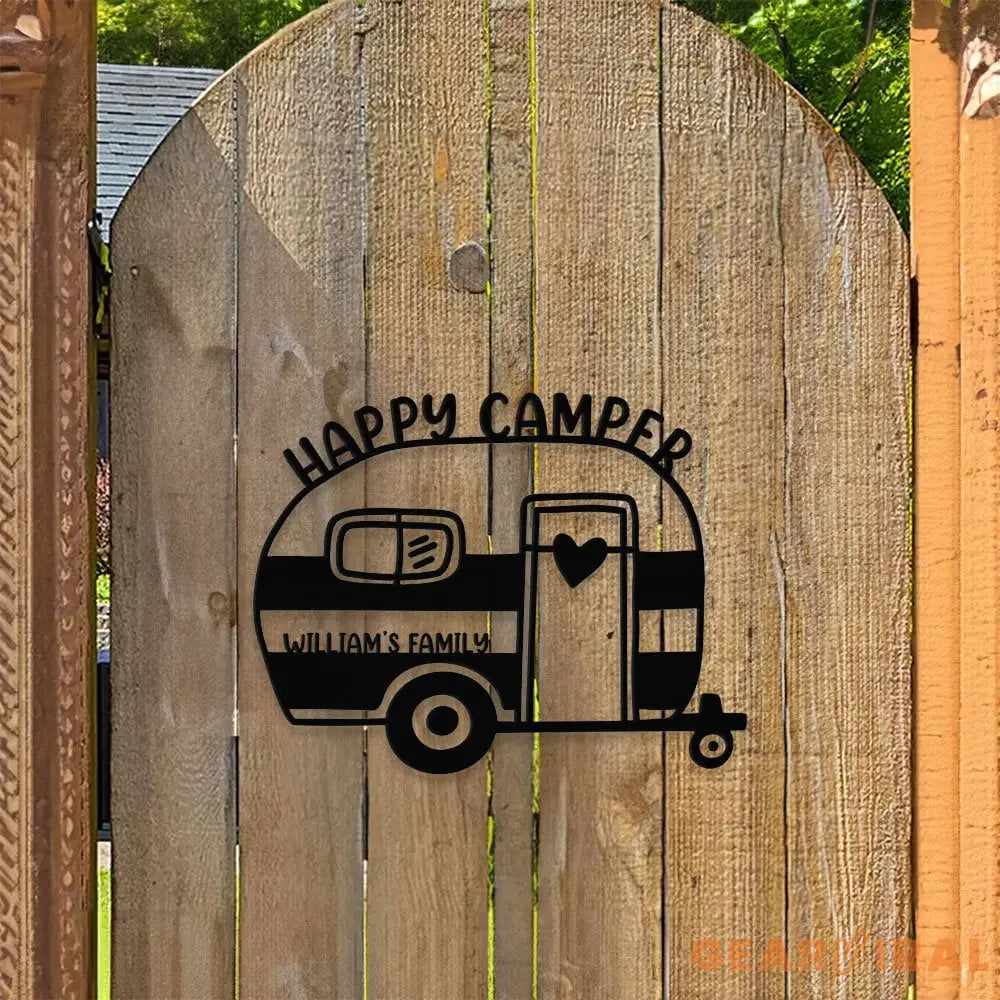 Personalized Camper Metal Sign - Camping Metal Sign - Personalize Camp Metal Sign - Metal Decor - Camping Wall Sign