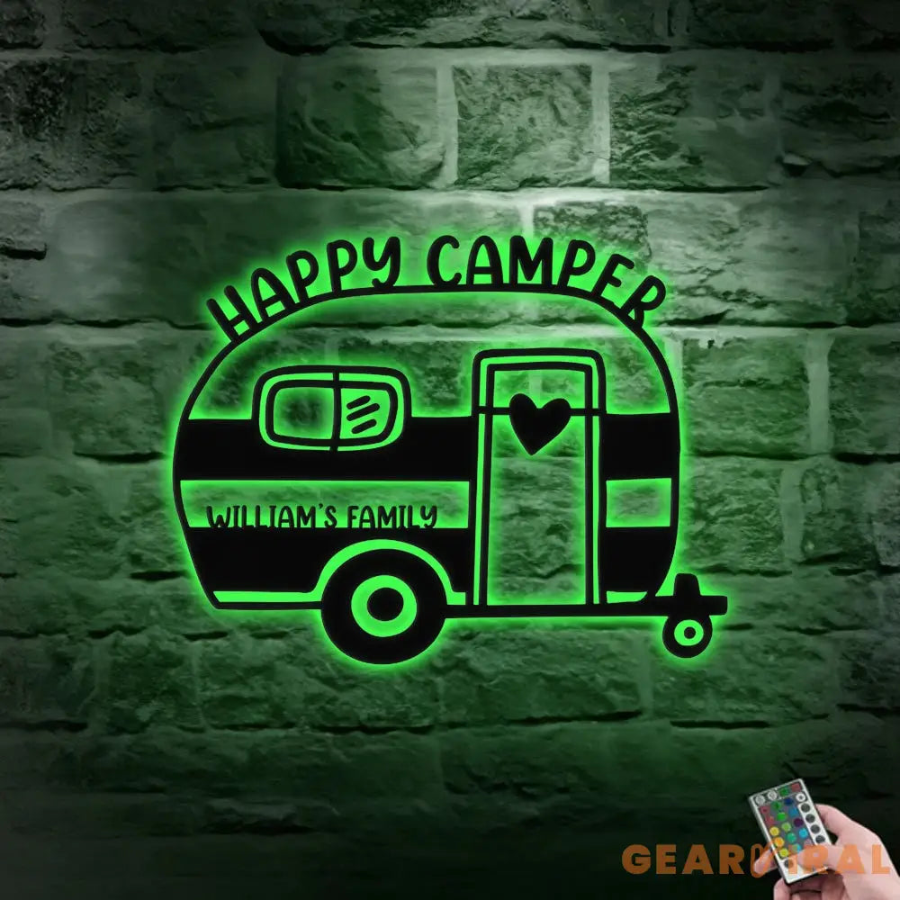 Personalized Camper Metal Sign - Camping Metal Sign - Personalize Camp Metal Sign - Metal Decor - Camping Wall Sign