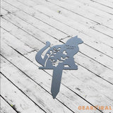 Personalized Cat Memorial Stake - Metal Stake - Cat Loss - Sympathy Sign | GearViral